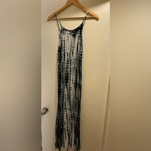 NWT Raviya Black and White Tie-Dye Maxi Dress